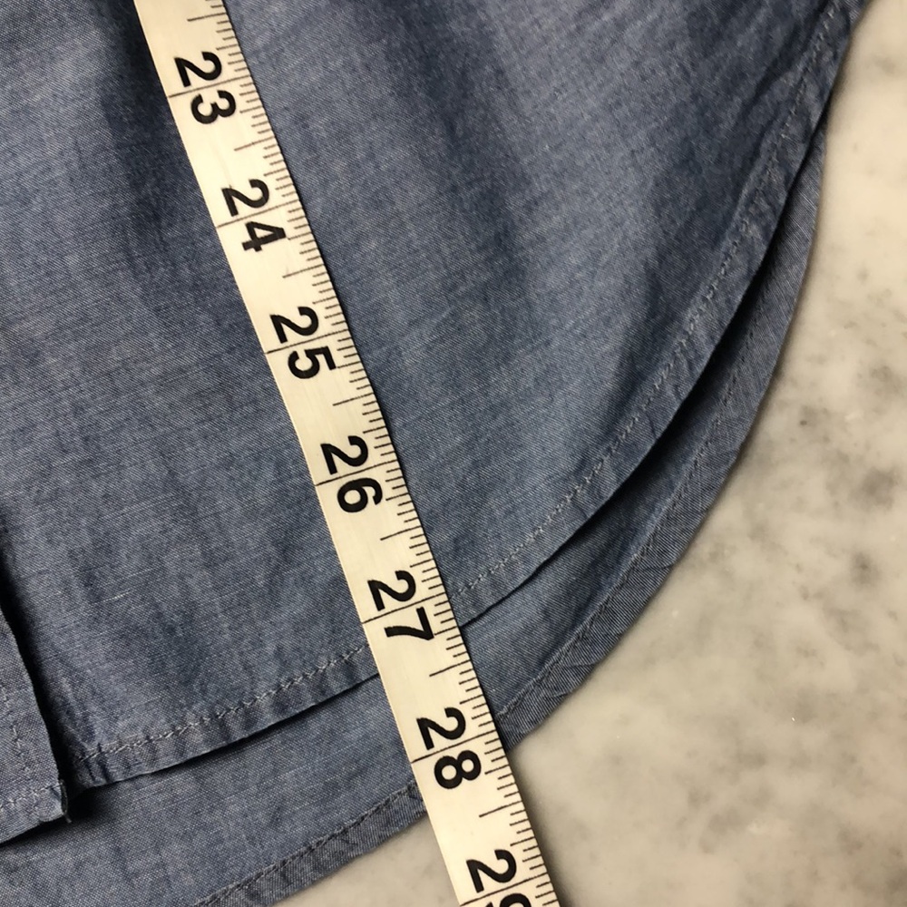 NILI LOTAN Blue Button-Up Shirt Size M - Picture 13 of 14